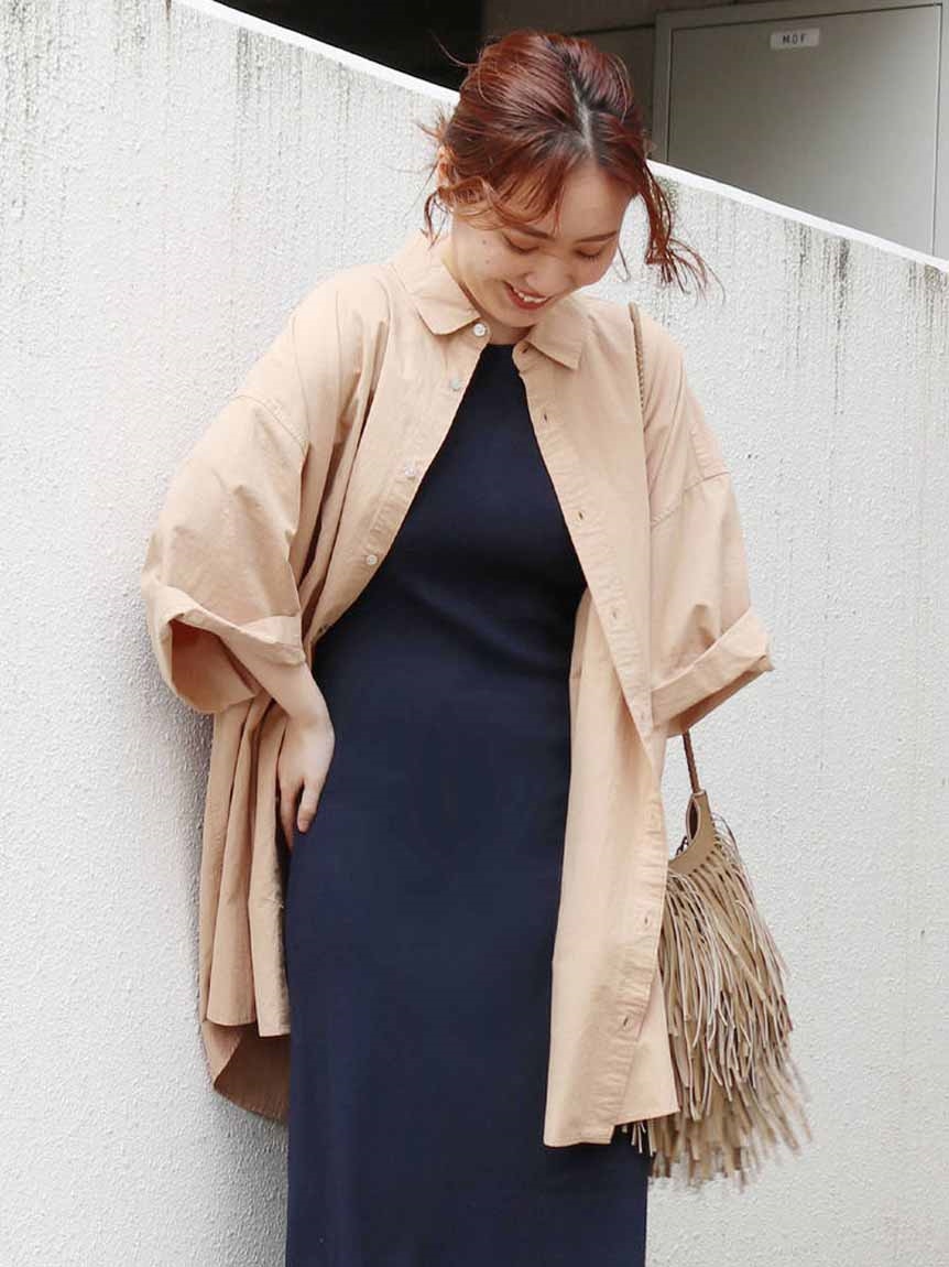 アングリッド(Ungrid)の【Ca】ビッグハーフスリーブシャツ シャツ