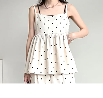 ノースリーブ・ビスチェ