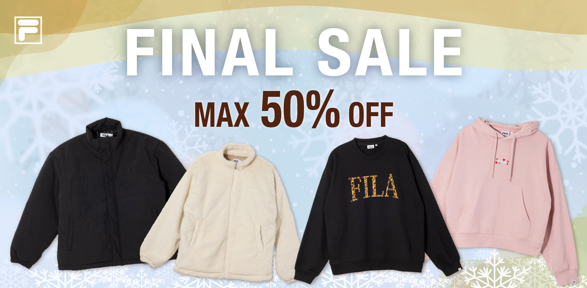 FILA 25FW SALE！