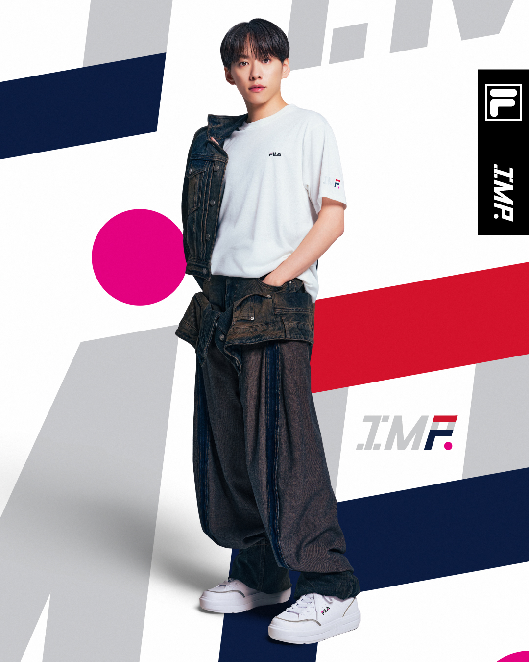 IMP. FILA コラボ tシャツSサイズブラック キーホルダ1つき IMP. FILA コラボ tシャツSサイズブラック キーホルダ1つき - メルカリ