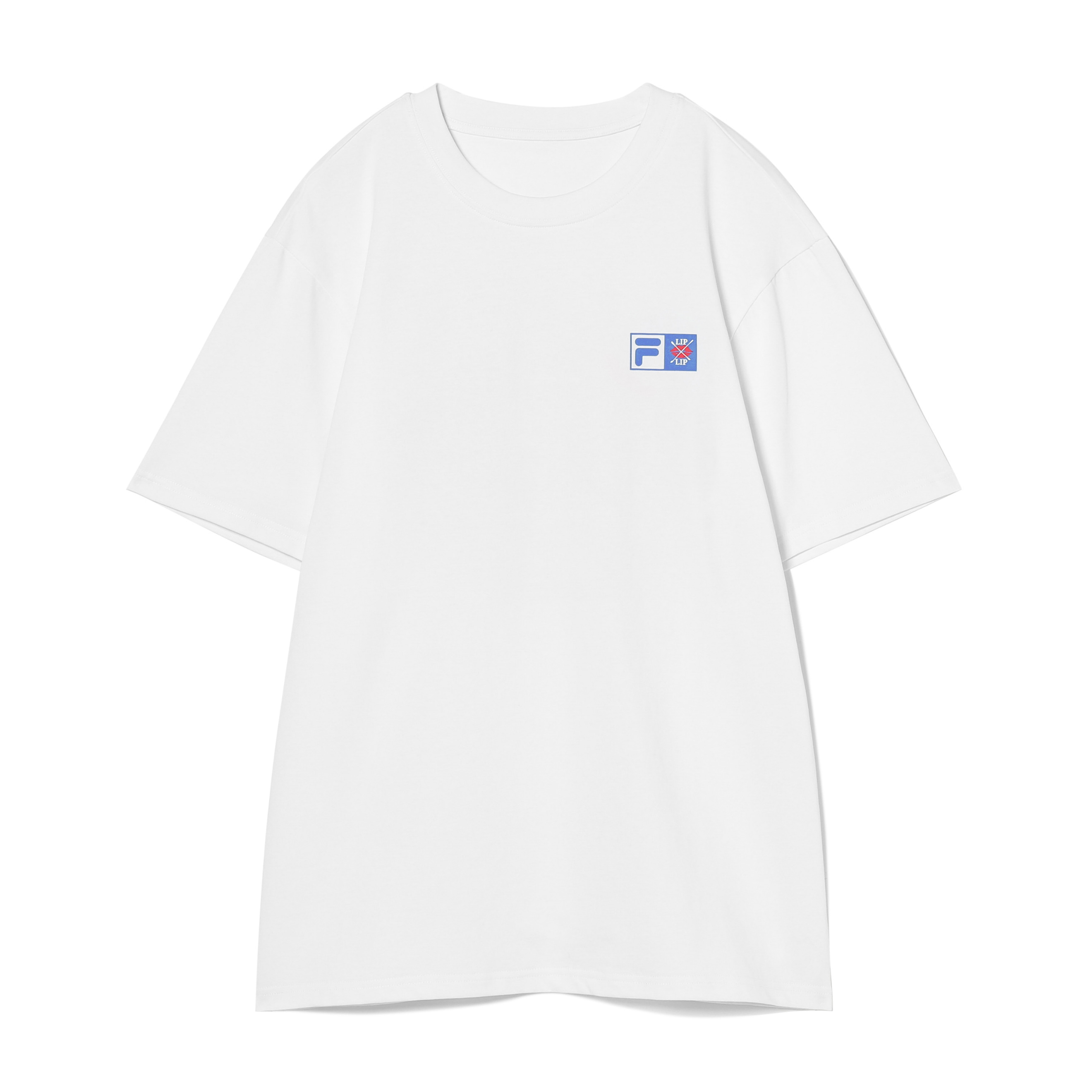 FILA LIP×LIPコラボ オーバーサイズスウェットTシャツ FILA LIP×LIPコラボ オーバーサイズスウェットTシャツ