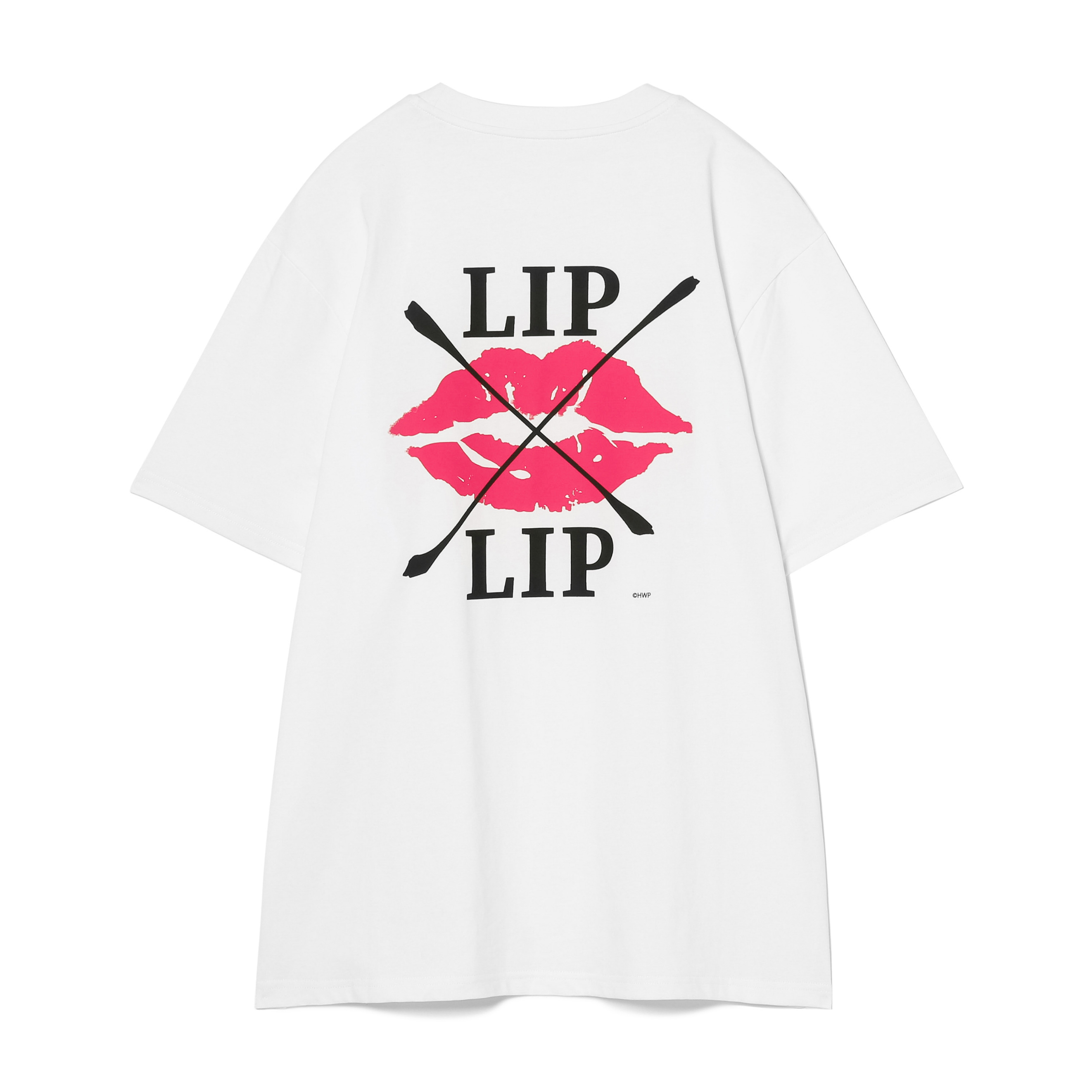 FILA LIP×LIPコラボ オーバーサイズスウェットTシャツ FILA LIP×LIPコラボ オーバーサイズスウェットTシャツ