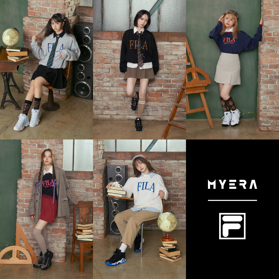 MYERAが着こなす「COLLEGE COLLECTION」