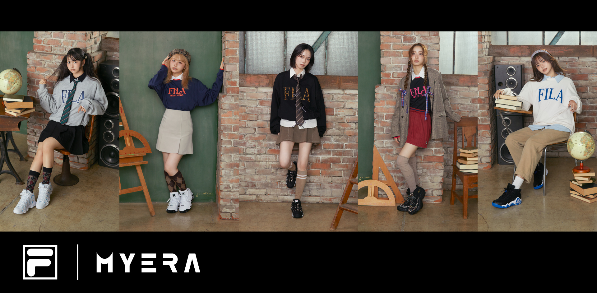MYERAが着こなす「COLLEGE COLLECTION」