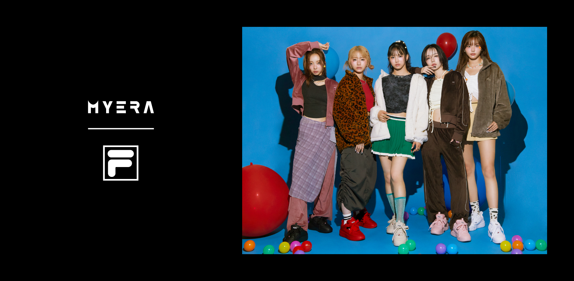 「MYERA（マイラ）」 が 25FWシーズン、FILAのスタイリングパートナーに就任