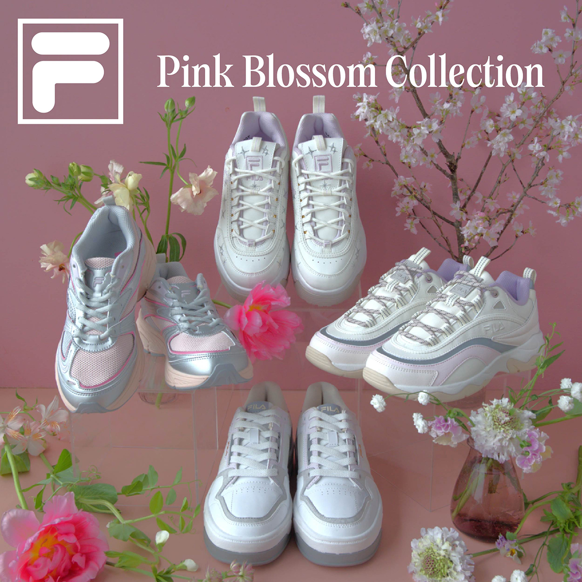 25SSシーズン「PINK BLOSSOM COLLECTION」 | FILA 公式サイト