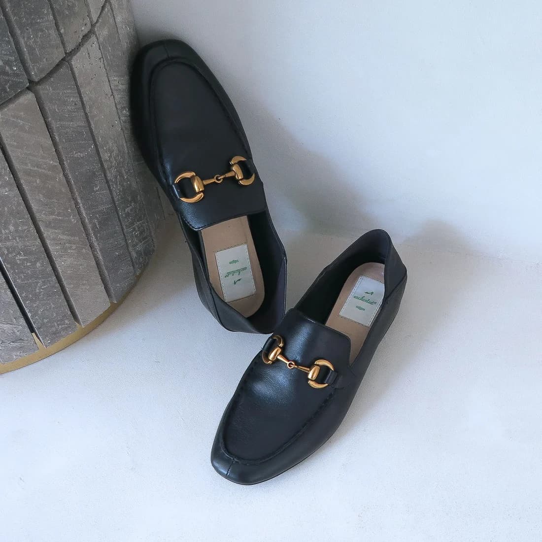 本革ビットローファーバブーシュ