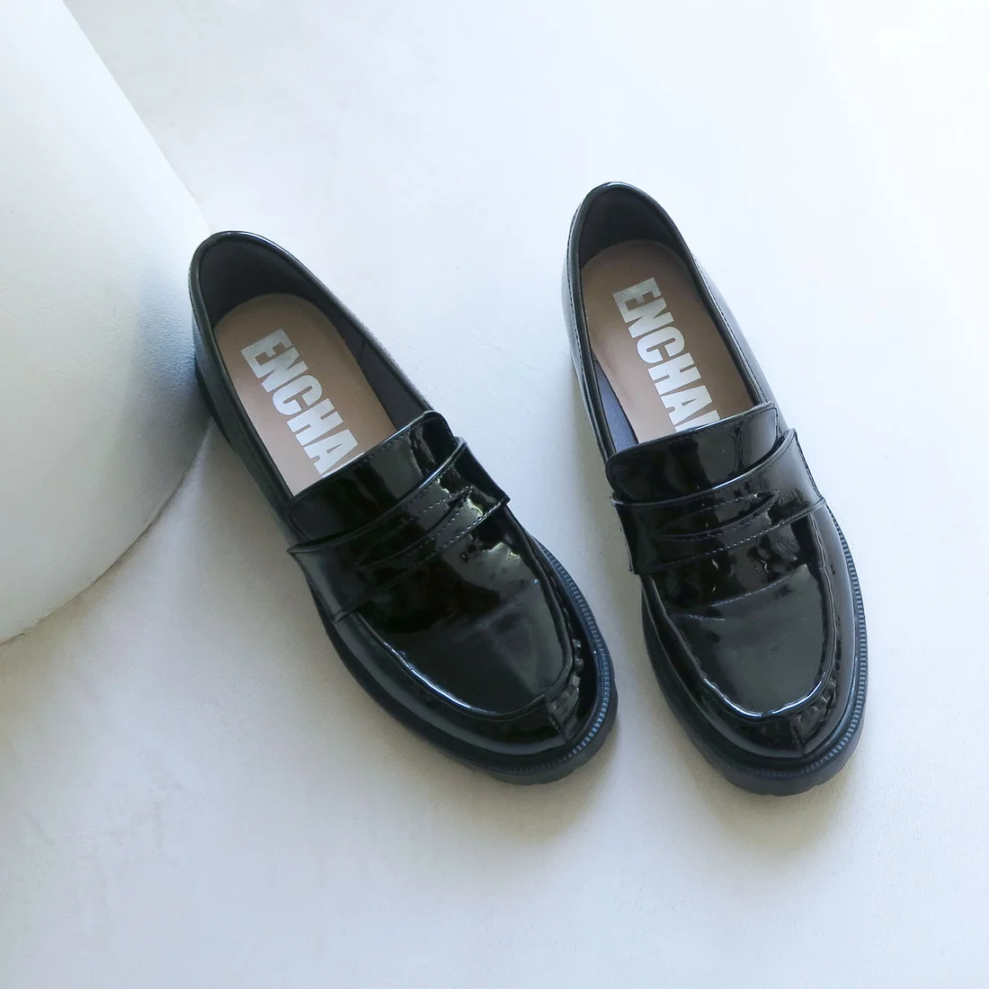 晴雨兼用プラットフォームペニーローファー