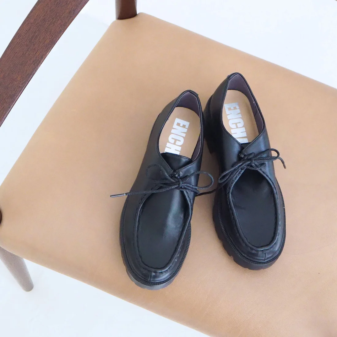 エンチャンテッドenchanted晴雨兼用プラットフォームチロリアンシューズ