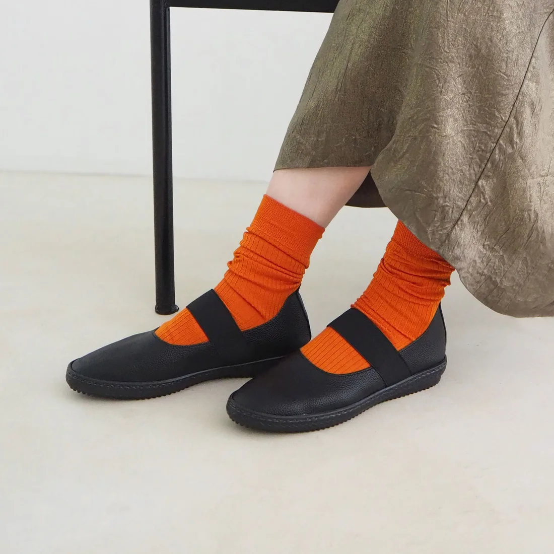 ソフトメリージェーンバブーシュ（ブラック）