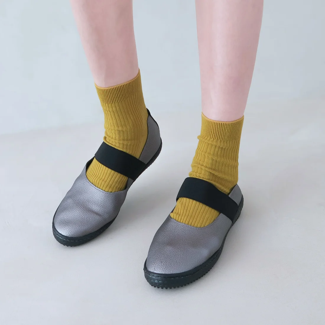 【魔法の靴】ソフトメリージェーンバブーシュ（エタン）