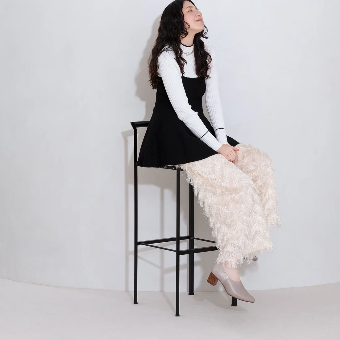 エンチャンテッドenchanted本革サイドスリットエラスティックブーティ