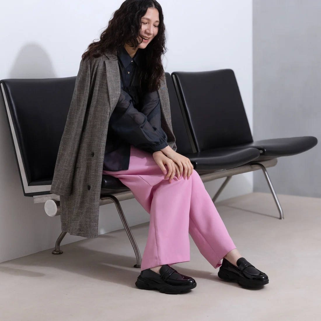 エンチャンテッドenchanted晴雨兼用ローファースニーカーシューズ