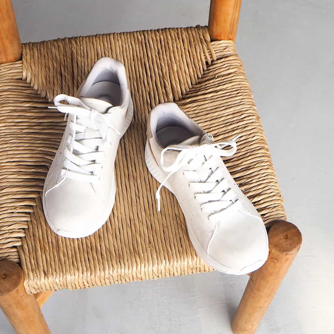 サイドジップレースアップスニーカー（アイボリーコンビ）