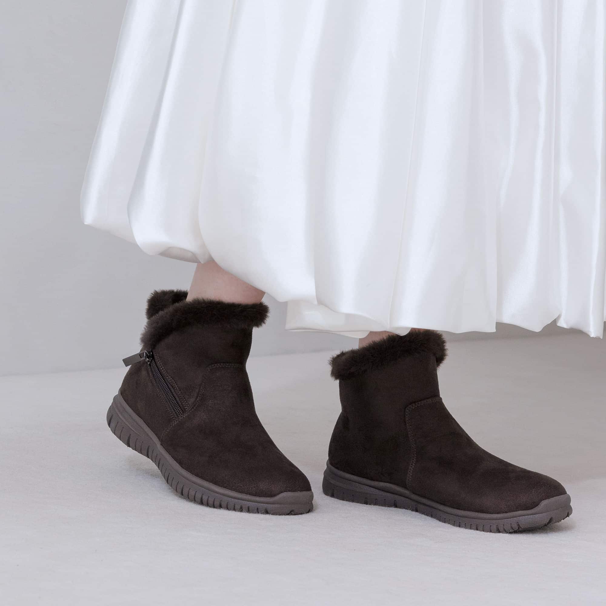 エンチャンテッドenchanted軽量サイドファスナーボアブーツ