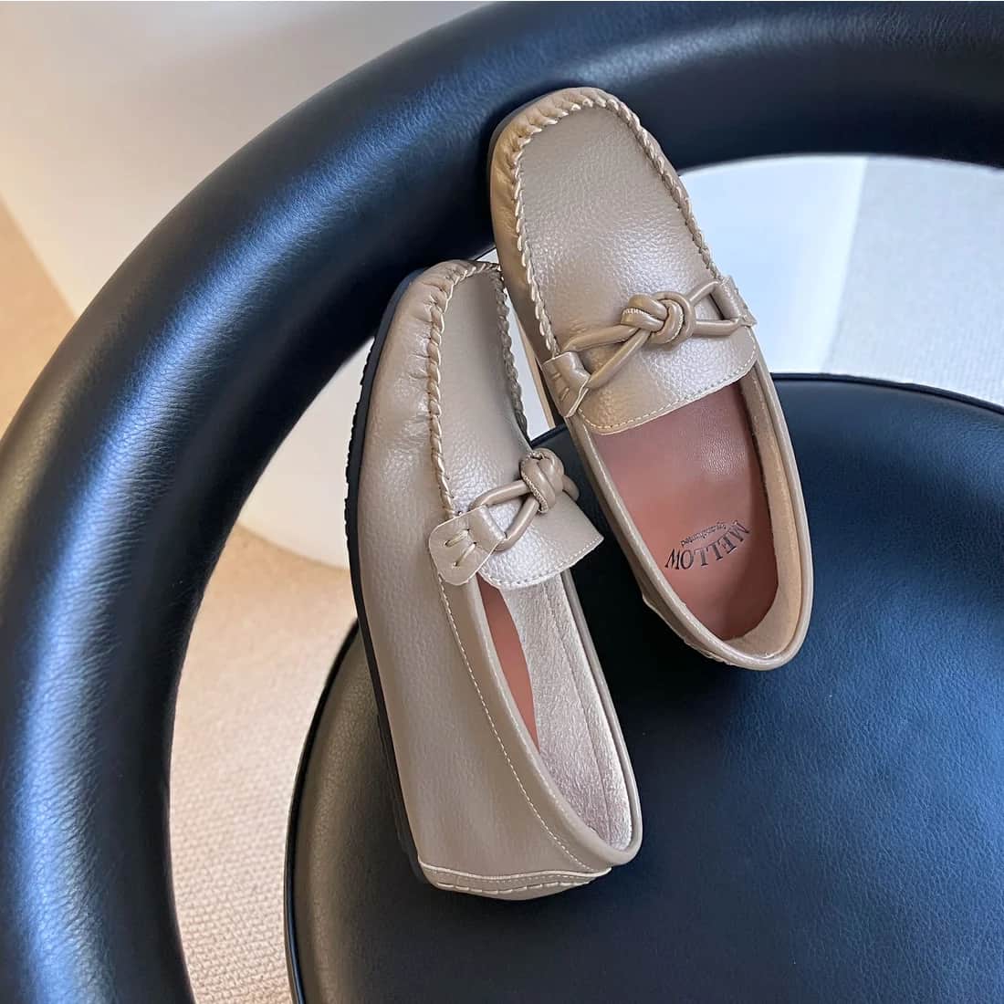 ソフトチューブモカシン（グレージュ）