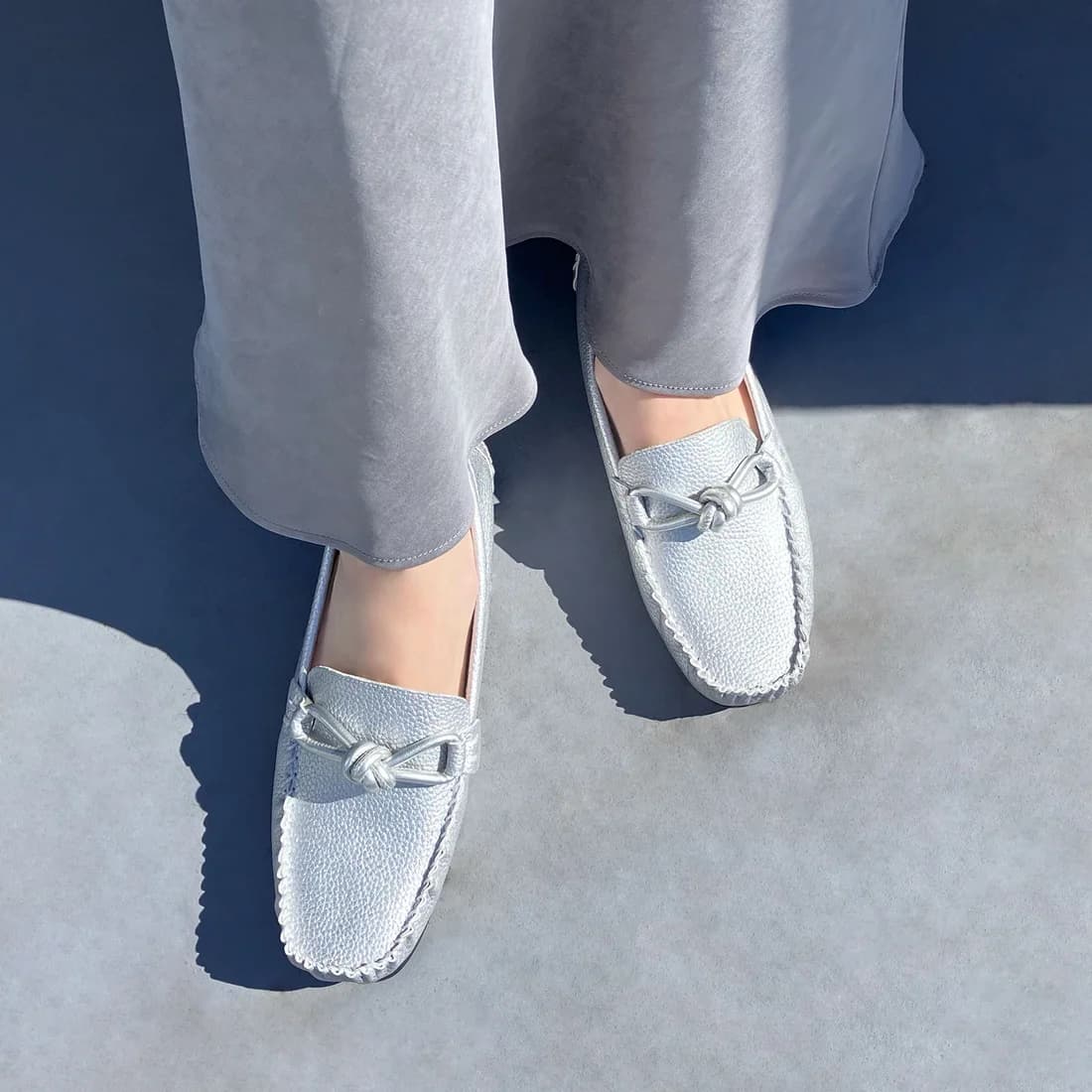 ソフトチューブモカシン（シルバー）