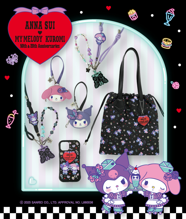 ANNA SUI】マイメロディ・クロミ アニバーサリーコラボレーション