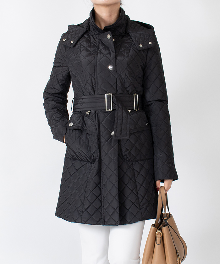JOCONDE ROYAL キルト加工タフタ ロングコート