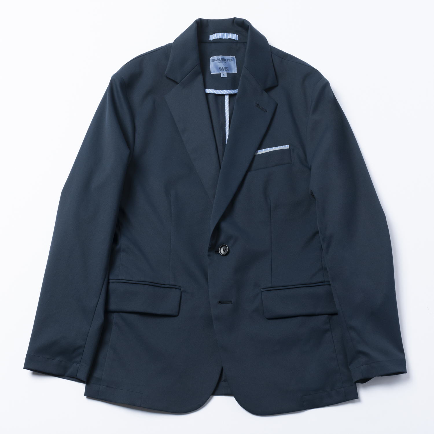 洗えるストレッチニット クルーネック