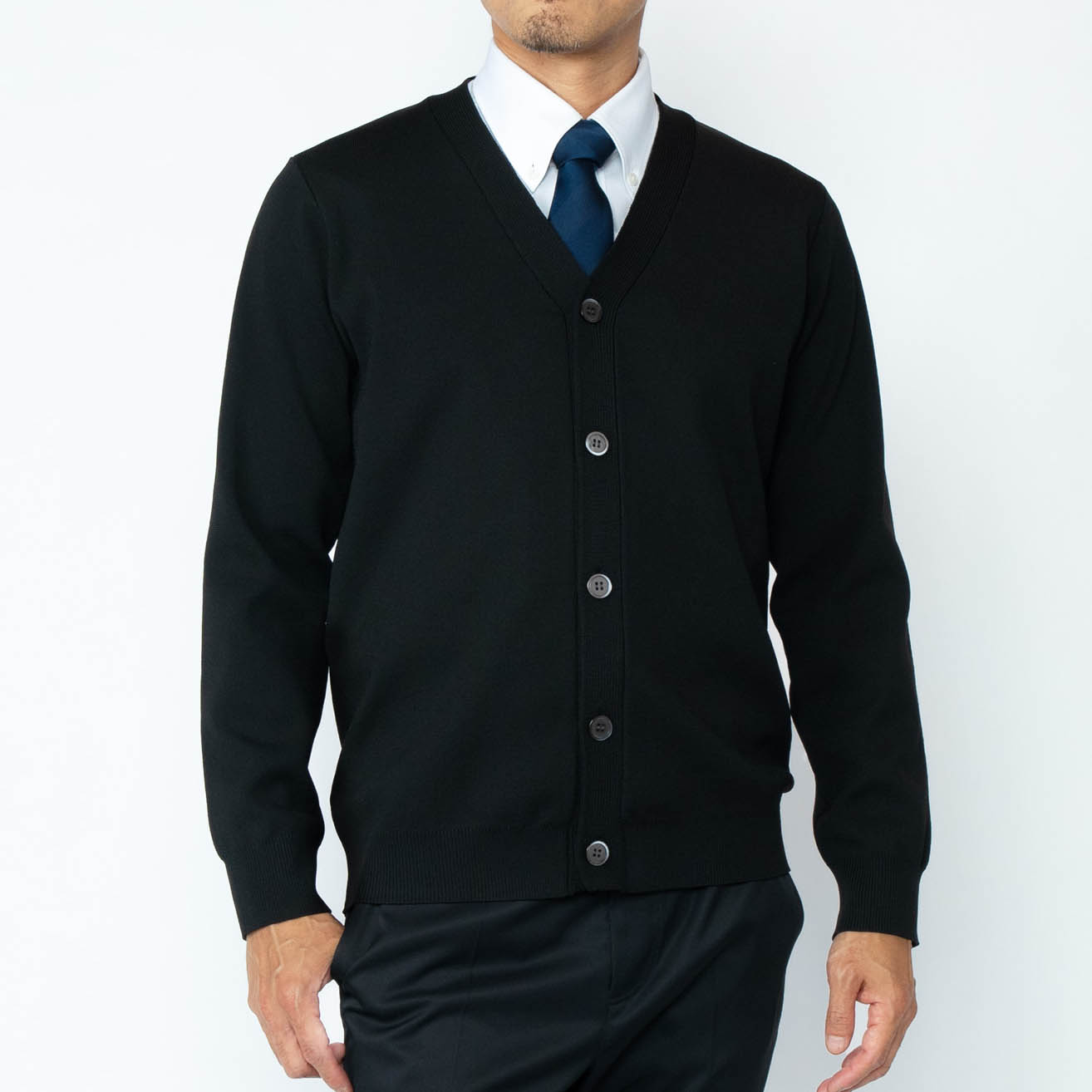 洗えるストレッチニット カーディガン