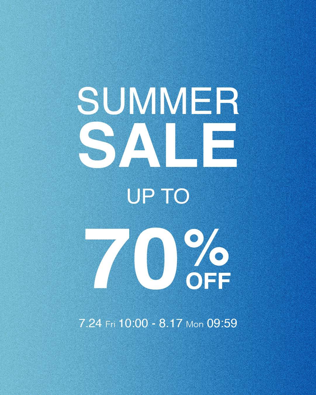 WWS SUMMER SALE 2026