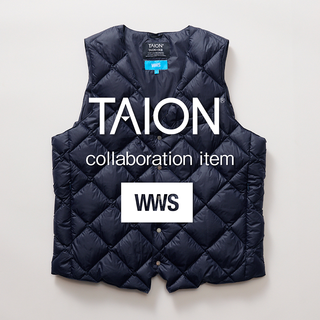【新商品】TAION別注インナーダウンベスト