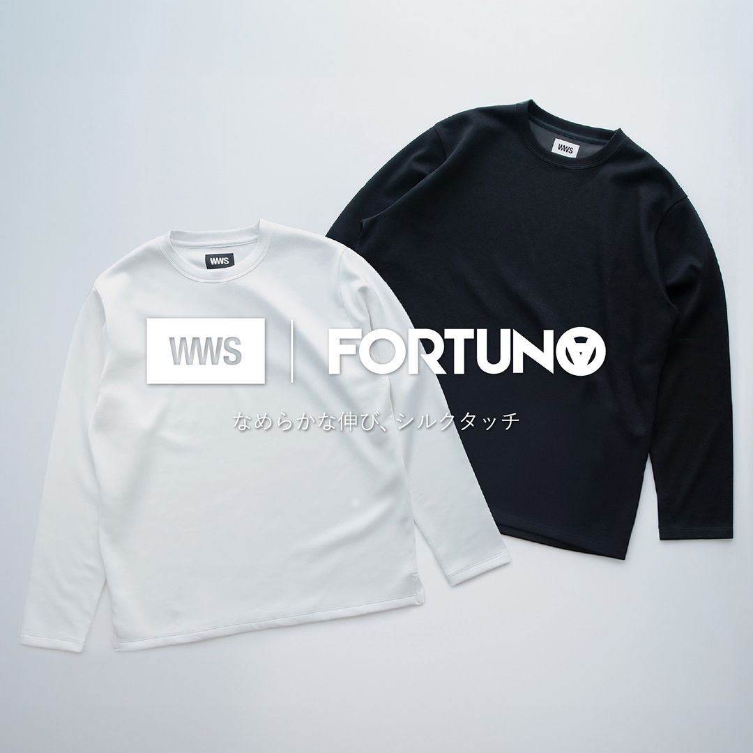 なめらかな伸び、シルクタッチ。FORTUNA HOMME別注ロンT