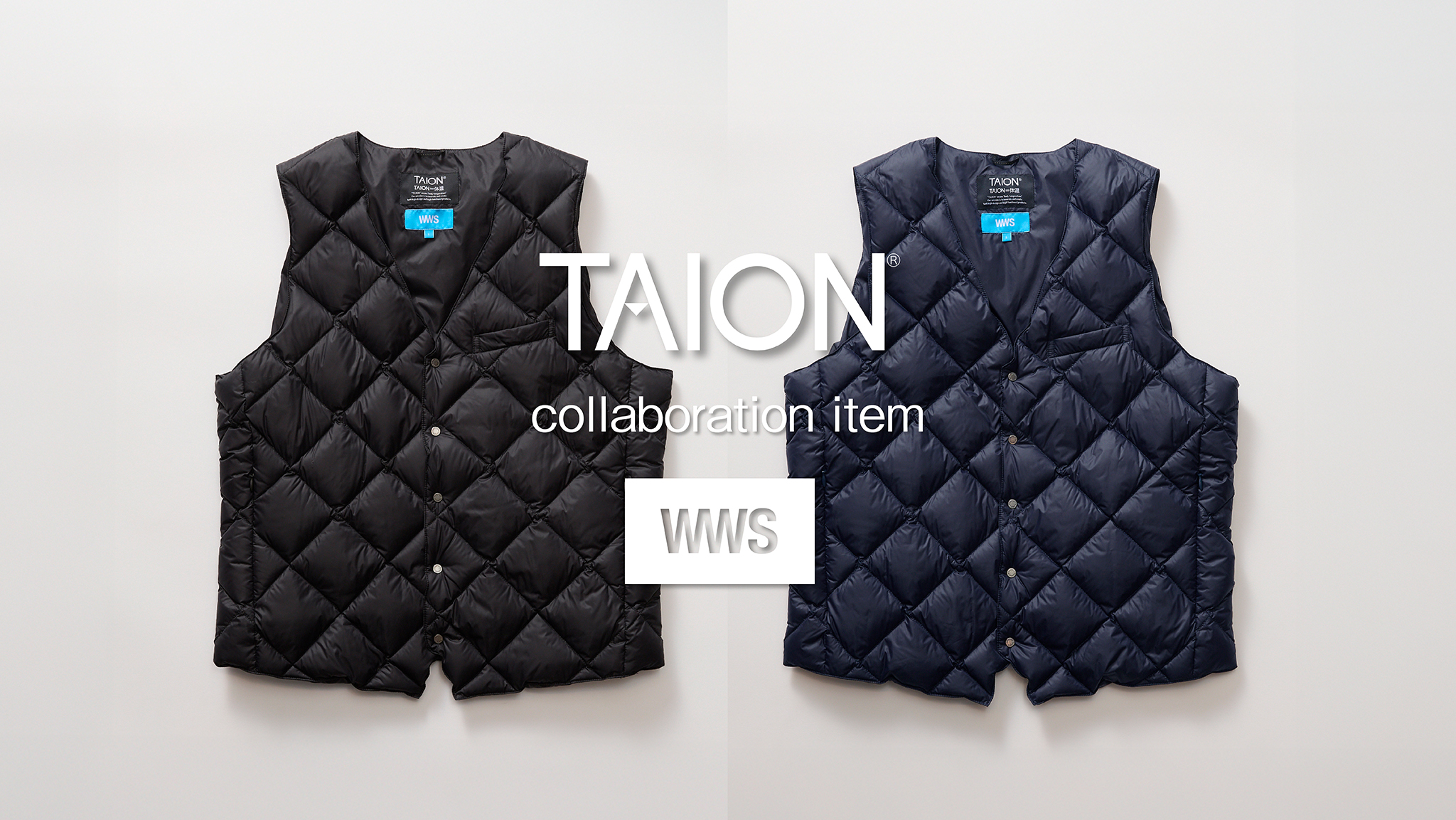 TAION別注インナーダウンベスト