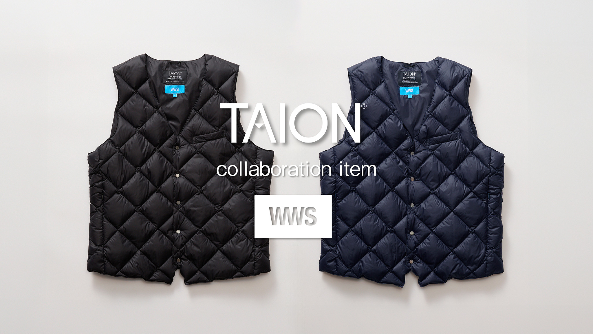 TAION別注インナーダウンベスト