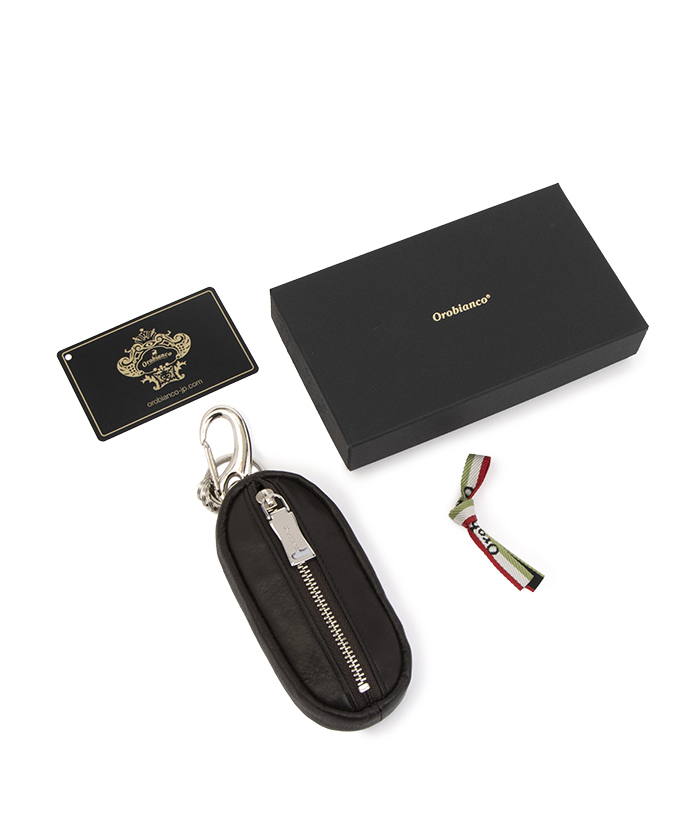 ROUND KEY CASE 楕円形キーケース