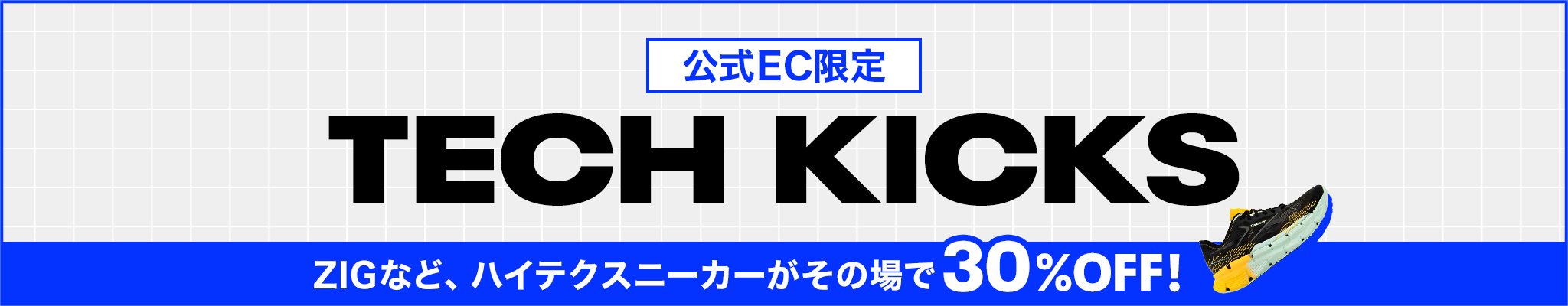 【公式EC限定】 TECH KICKS
