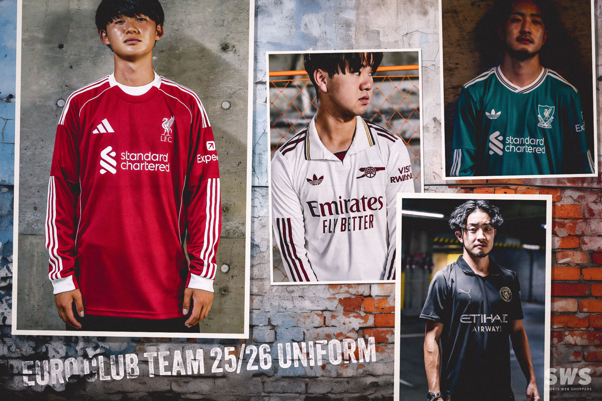 欧州クラブ 25/26シーズン ユニフォームスタイル / EURO CLUB TEAM 25/26 UNIFORM
