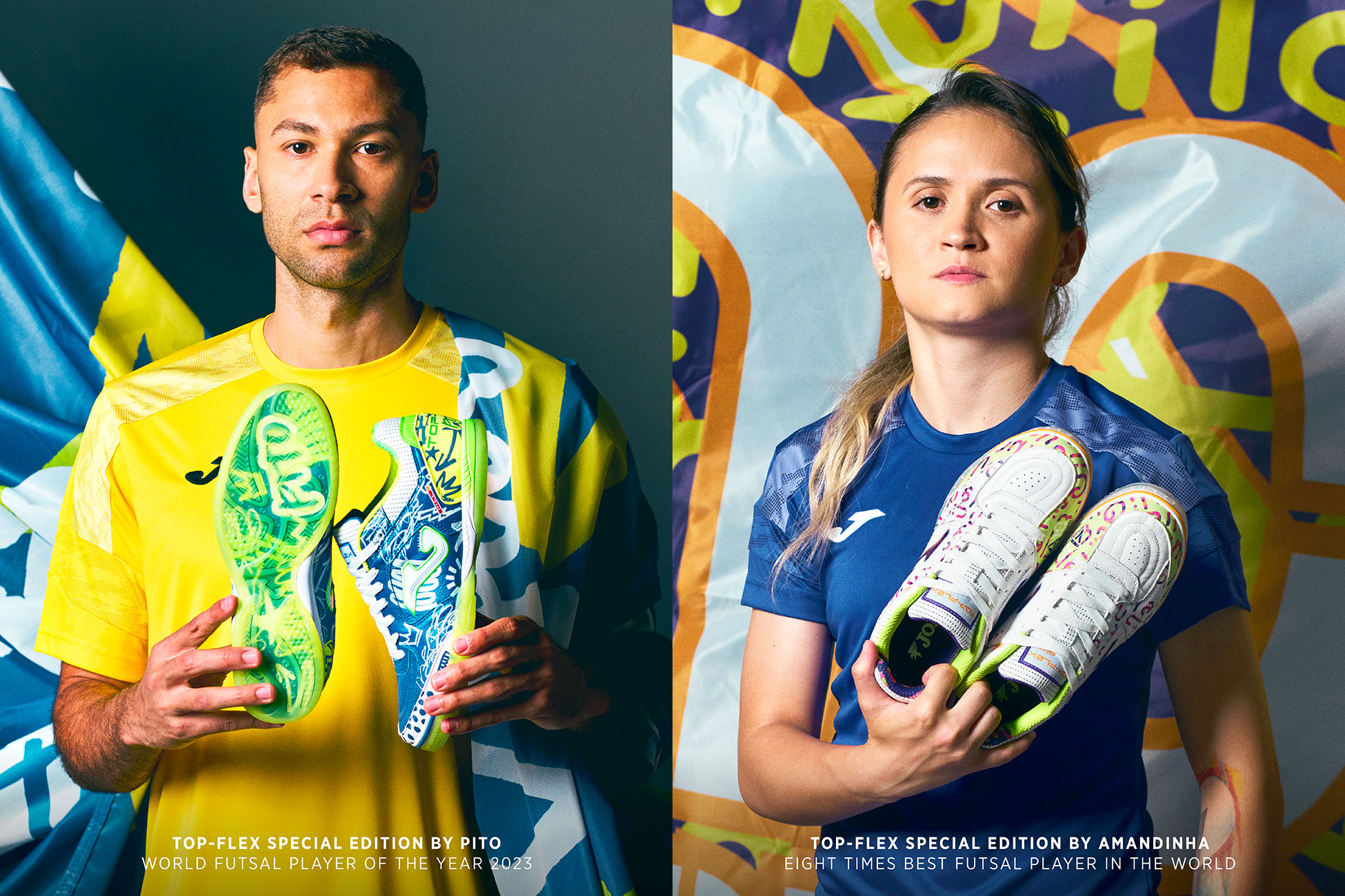 joma人気フットサルシューズ トップフレックスの選手コラボモデル / joma TOP FLEX