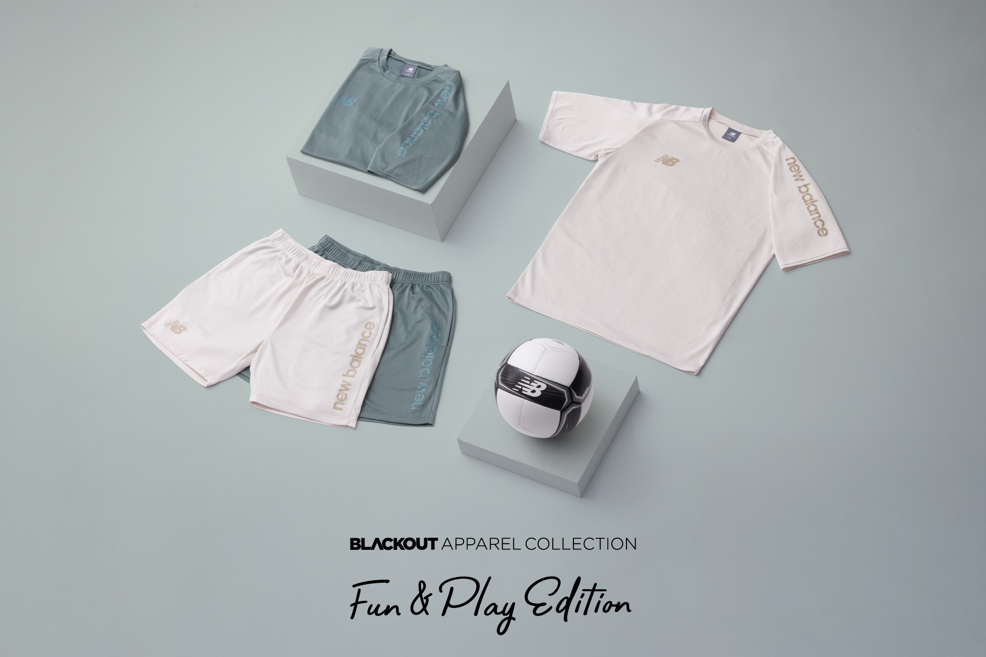 ニューバランス ブラックアウト ファンアンドプレイエディション / New Balance BLACK OUT APPAREL COLLECTION Fun & Play Edition