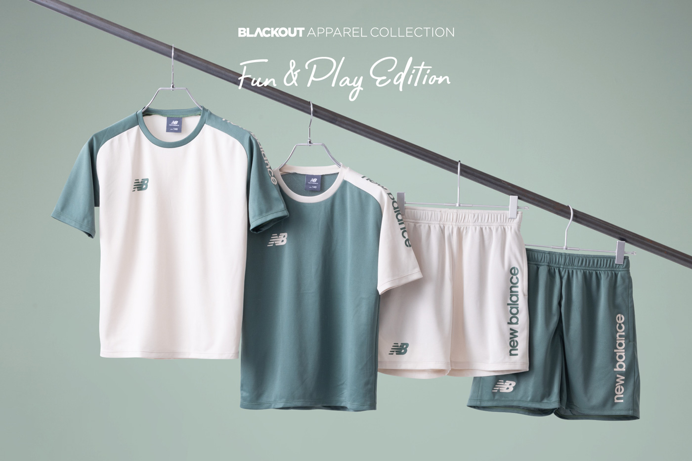 ニューバランス ブラックアウト ファンアンドプレイエディション / New Balance BLACK OUT APPAREL COLLECTION Fun & Play Edition