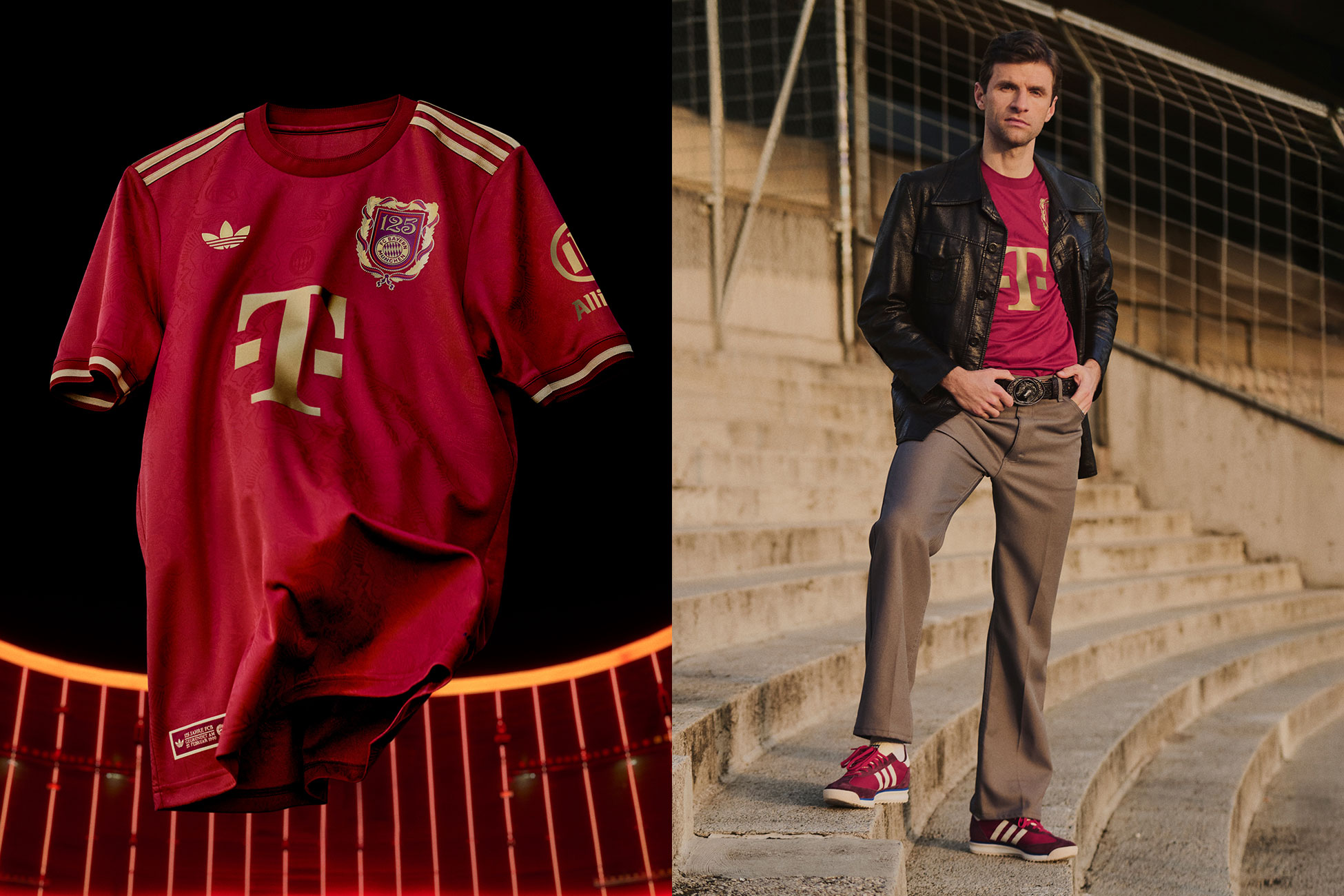 adidas バイエルン・ミュンヘン 125周年 ユニフォーム アディダス FCバイエルン アニバーサリーユニフォーム
