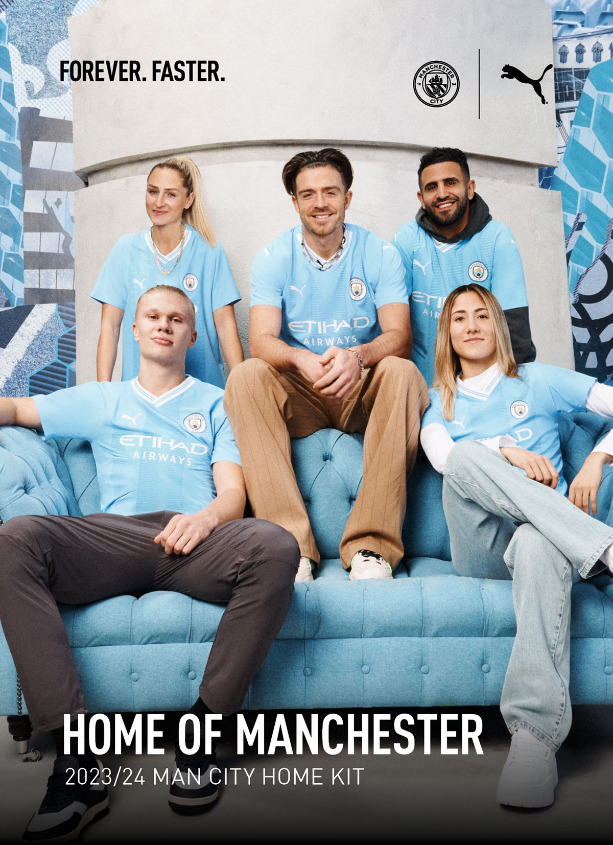 Manchester City brother 復刻ユニフォーム オフィシャル-