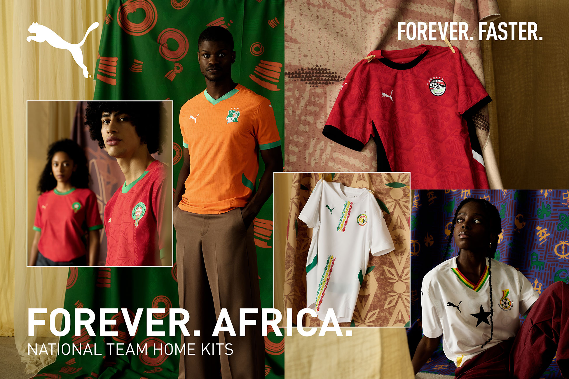 プーマ 2025 アフリカ大陸各国代表ユニフォーム&ウェア / PUMA 2025 AFRICAN NATIONAL TEAM KITS
