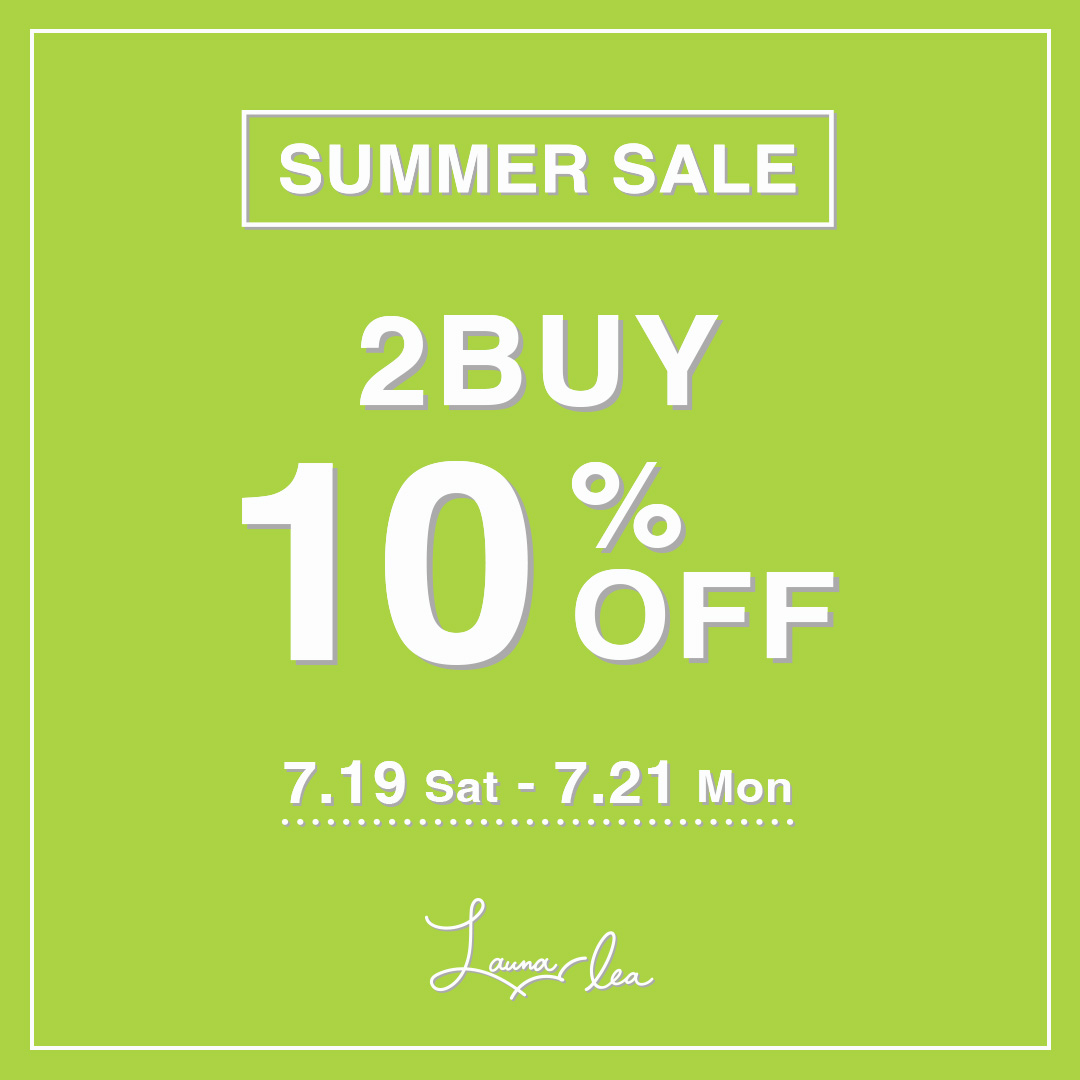 3日間限定 2BUY10%OFF キャンペーン開催中！