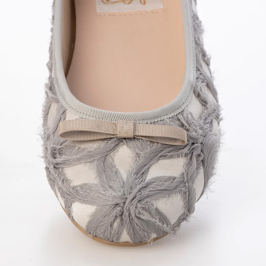 フラワーシフォンバレエ リボン画像