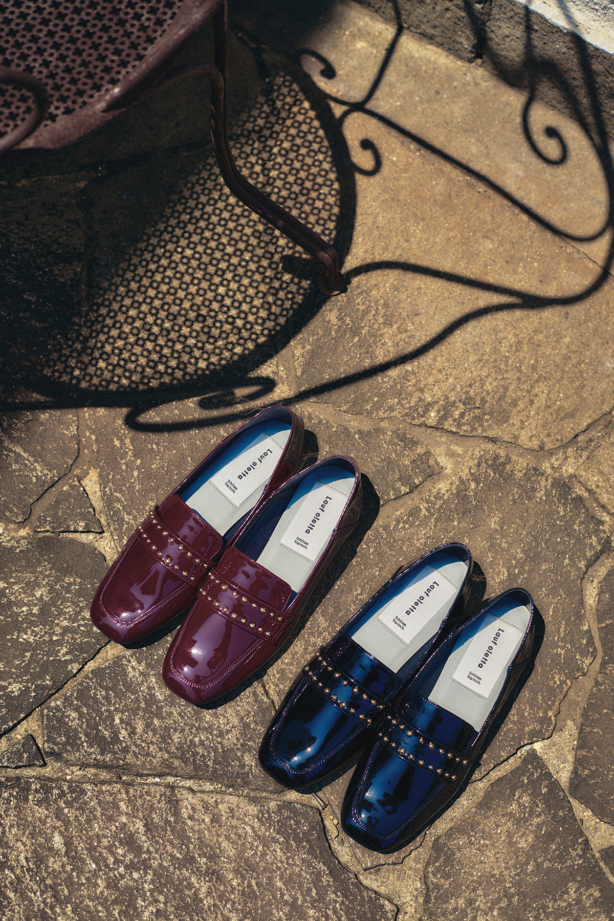 LRH122 スタッズバブーシュローファー