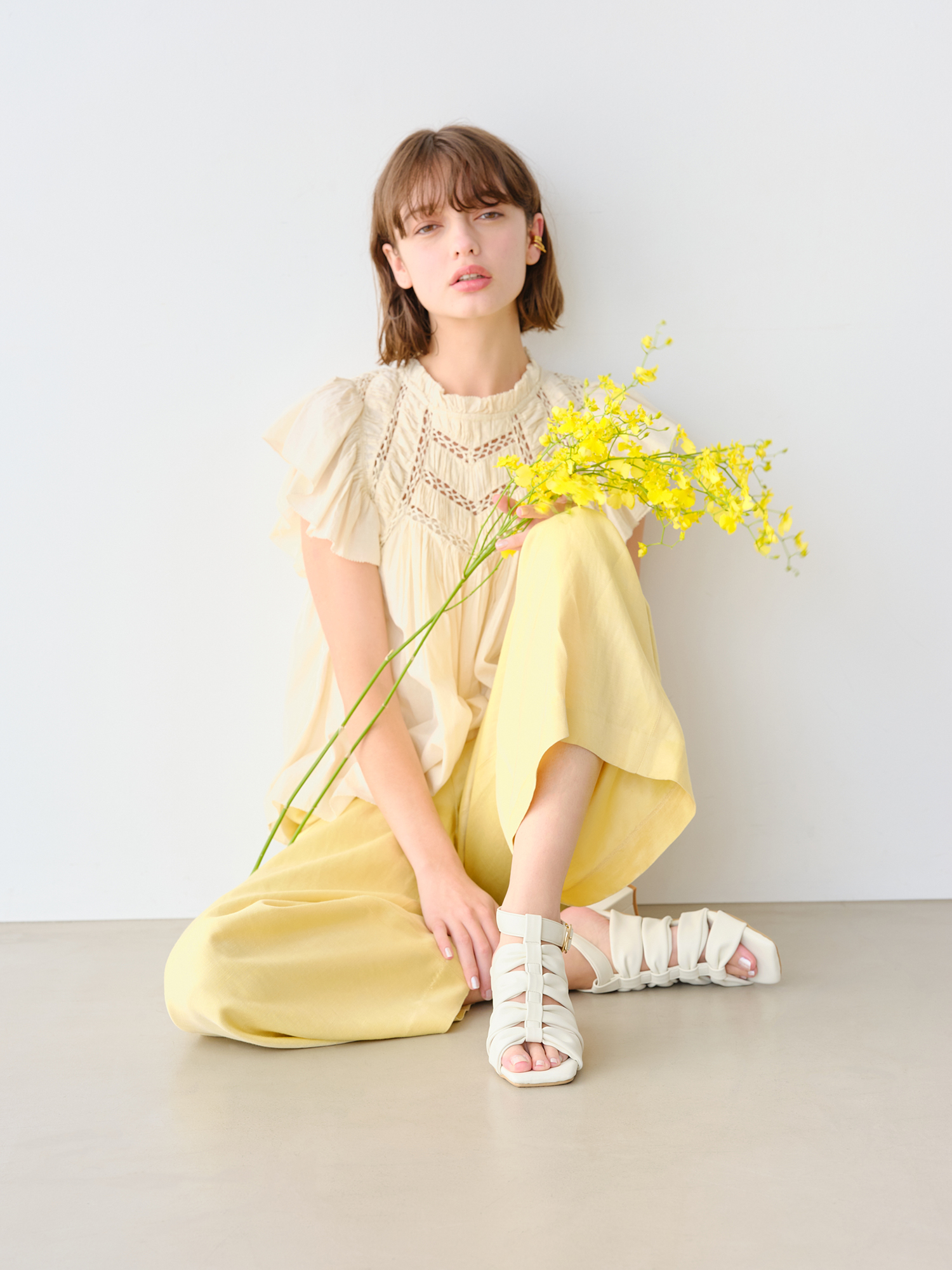 Ribbon Gladiator Sandal