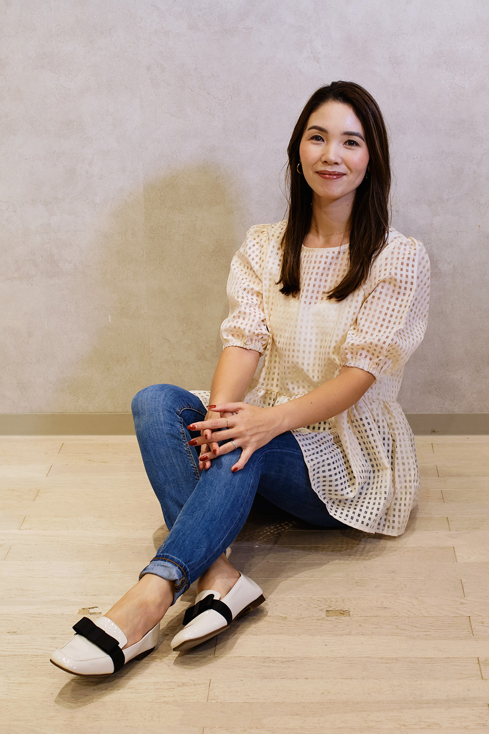 7cm Back Double Ribbon Pointed-Toe Pumps