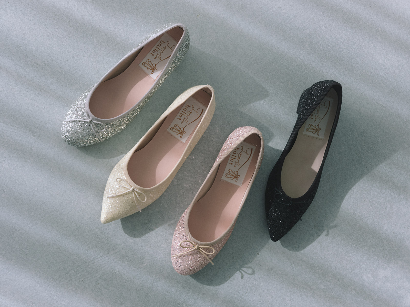 グリッターバレエシューズ イメージ